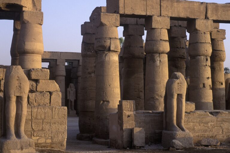 Temple Ruins at Karnak, Luxor, Egypt