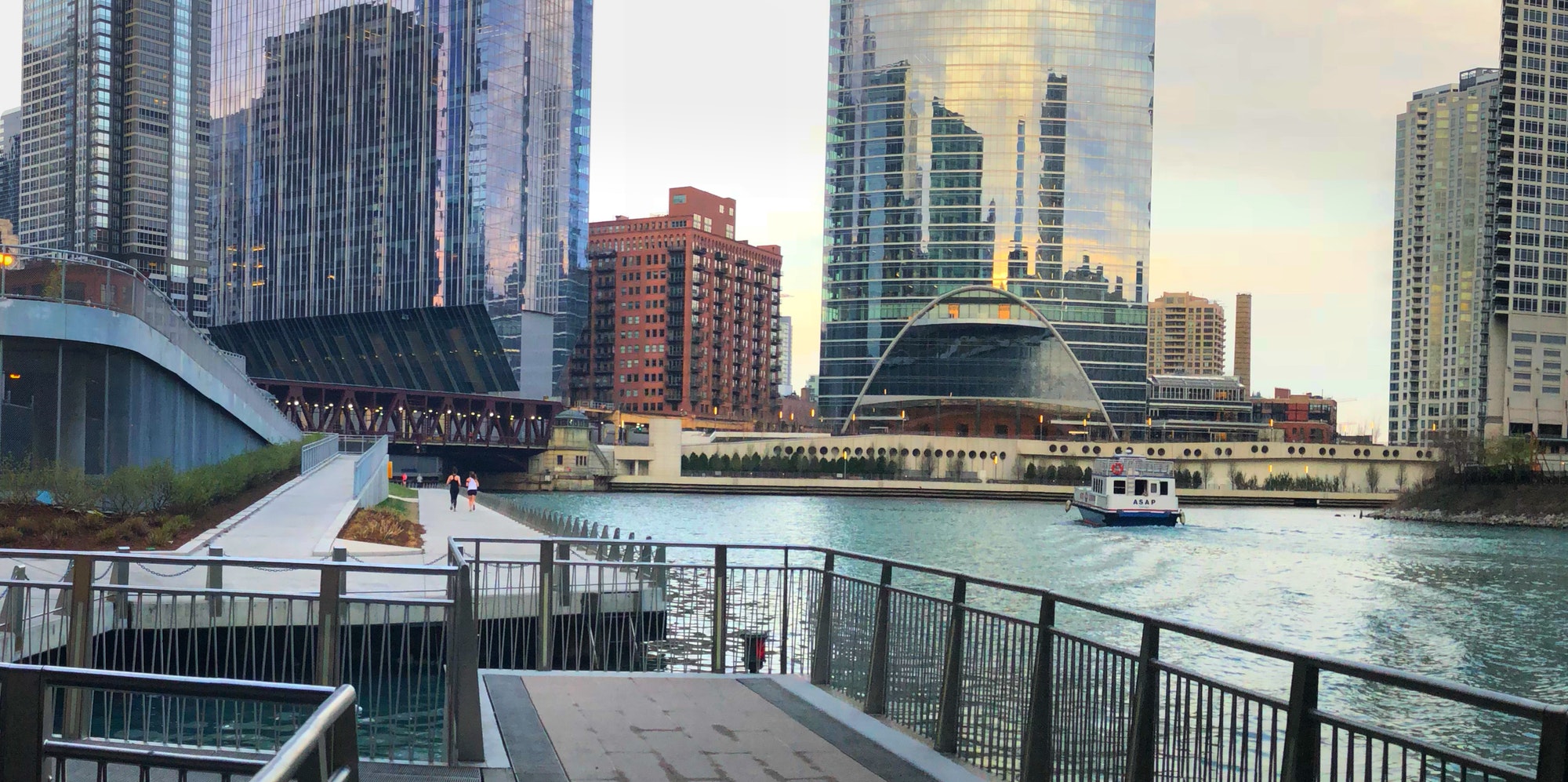 Chicago riverwalk...