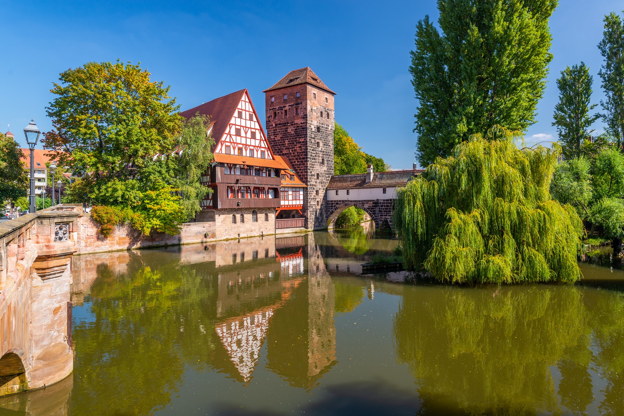 Executioner's bridge in Nuremberg, Germany